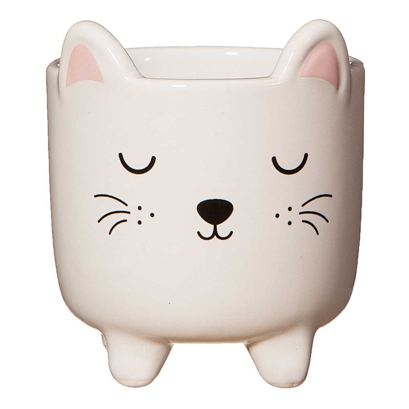 Sass & Belle Mini Cat Planter On Legs image number 0
