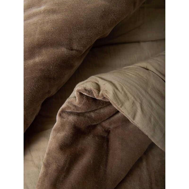 Citt&agrave; Velvet Quilt Doe Queen 180x200cm image number 1