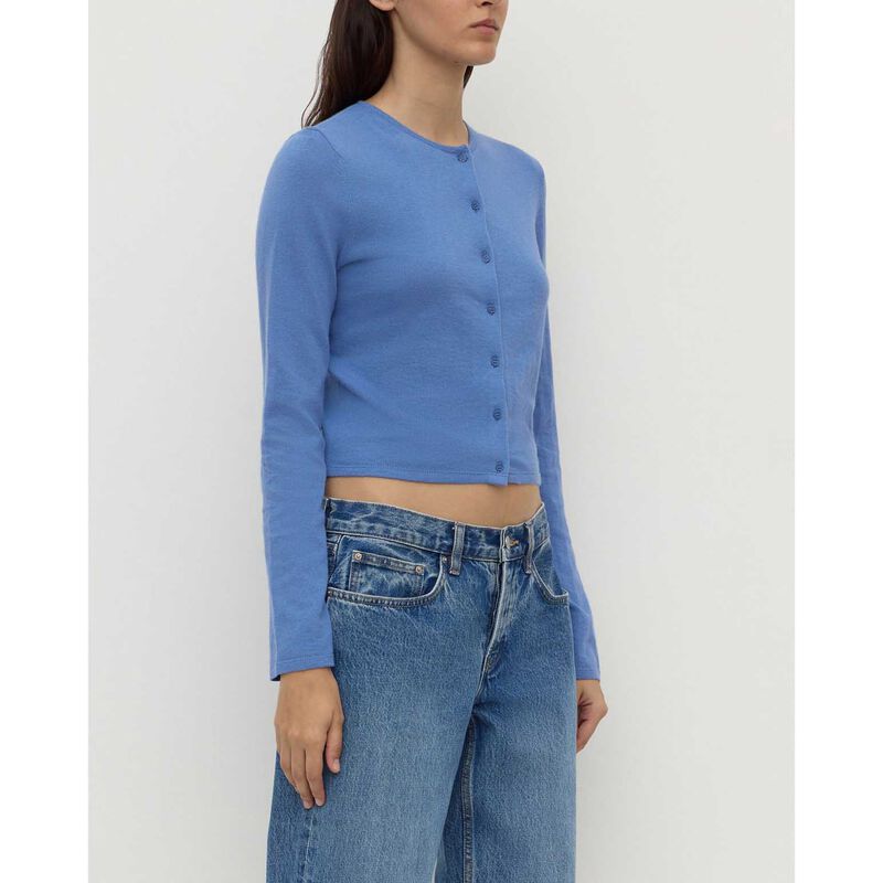 Assembly Label Tilly Cotton Cashmere Cardigan Drift image number 2