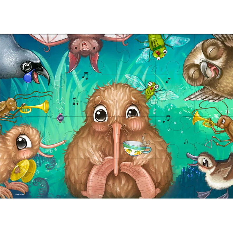 Tikitibu Kuwi's Rowdy Crowd - Puzzle 24 Piece image number 1