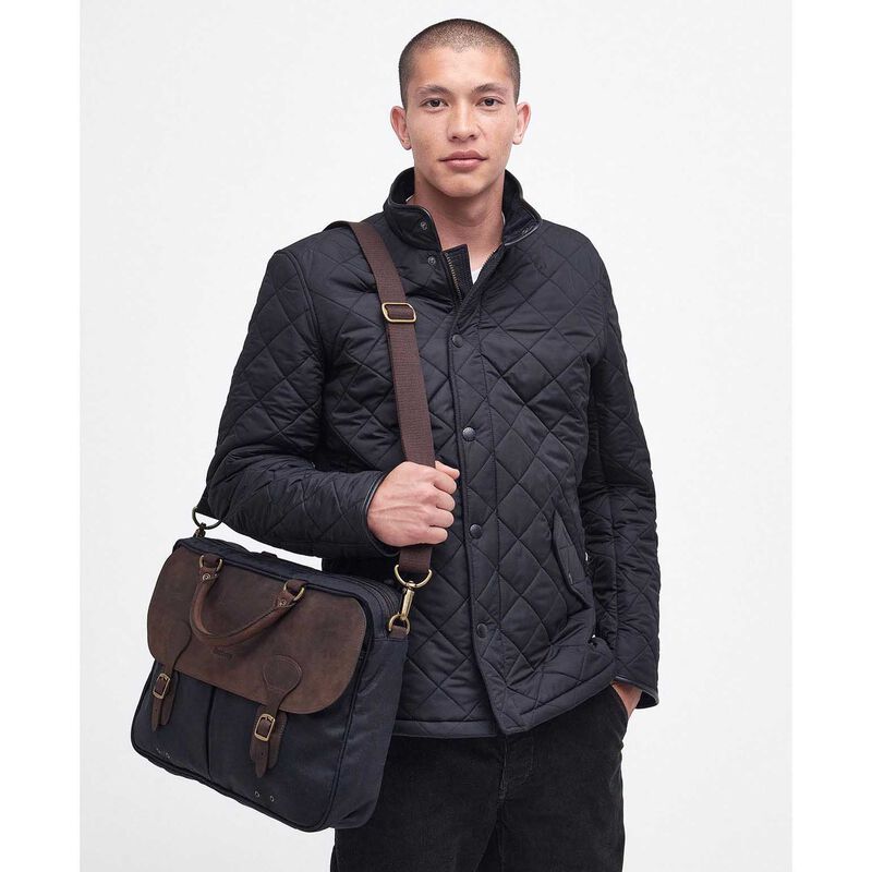 Barbour Wax Leather Briefcase image number 1