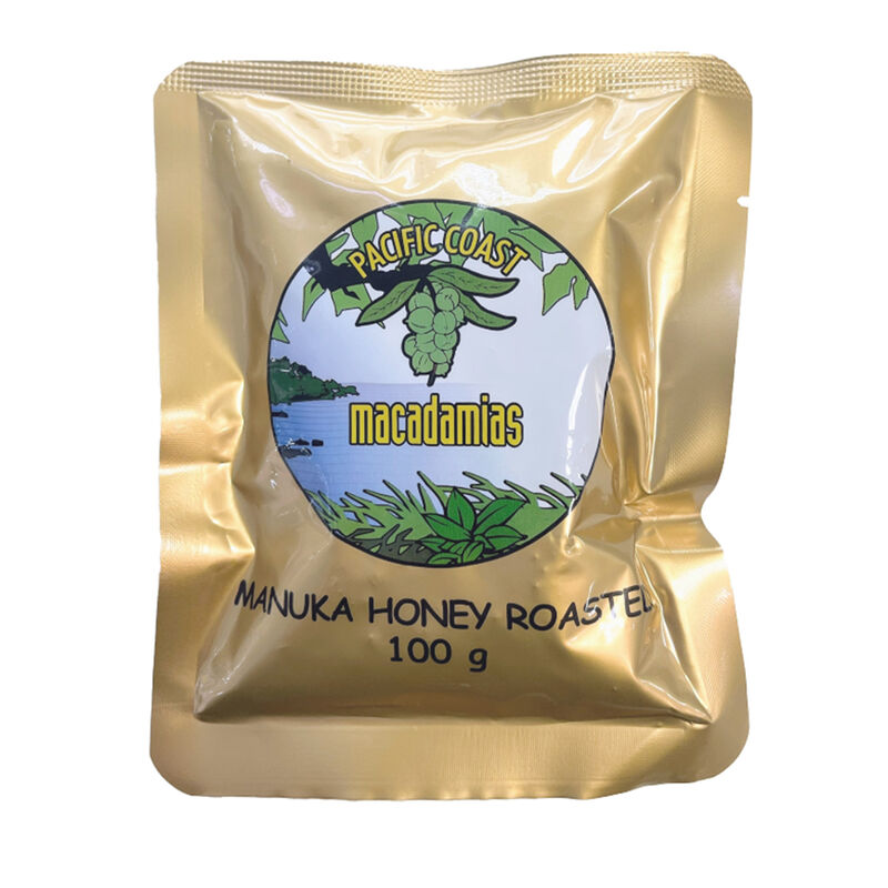 Pacific Coast Manuka Honey Roasted Macadamias 100g image number 0
