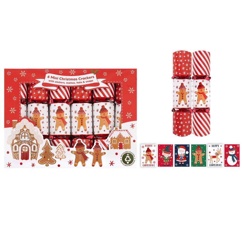 Mini Gingerbread Crackers 6x6 image number 0