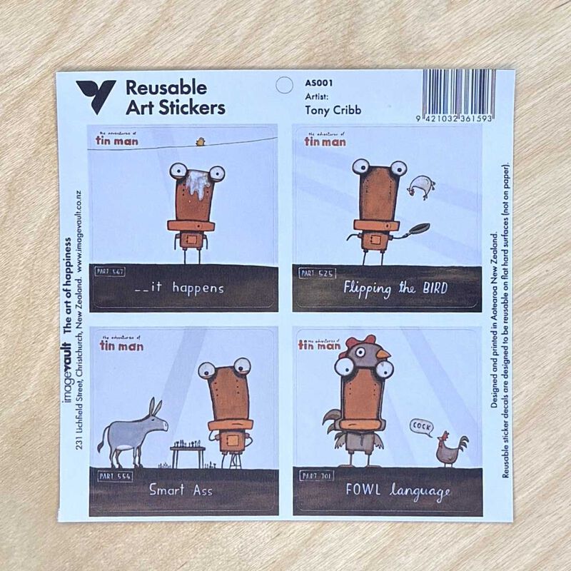 Tin Man 1 Art Stickers image number 1