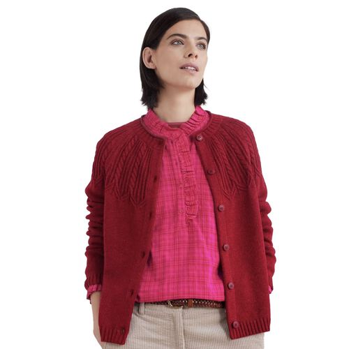 Seasalt Cornwall Sand Song Cardigan Sparkle Dahlia