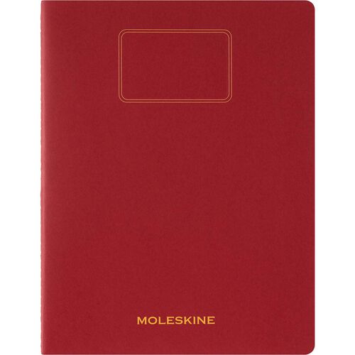 Moleskine Cahier Journal Student XXL Ruled Red