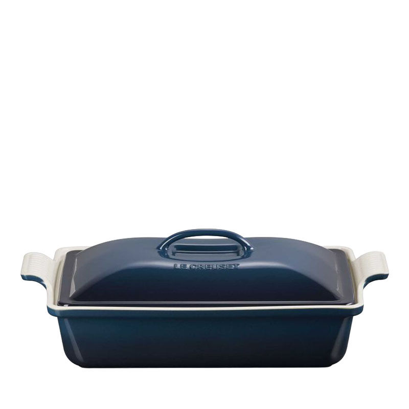 Le Creuset Heritage Covered Rectangular Dish 33cm - Nuit image number 0