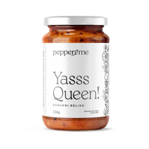 Pepper & Me Yasss Queen! Kasundi Relish Jar 330g