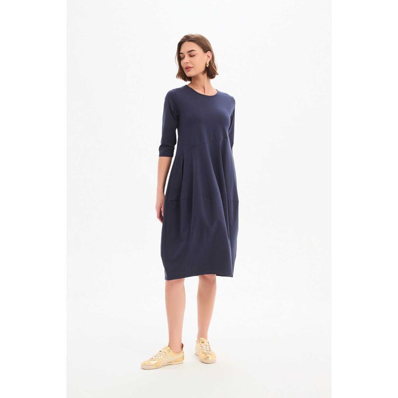 TIRELLI Diagonal Seam Winter Dress image number 15