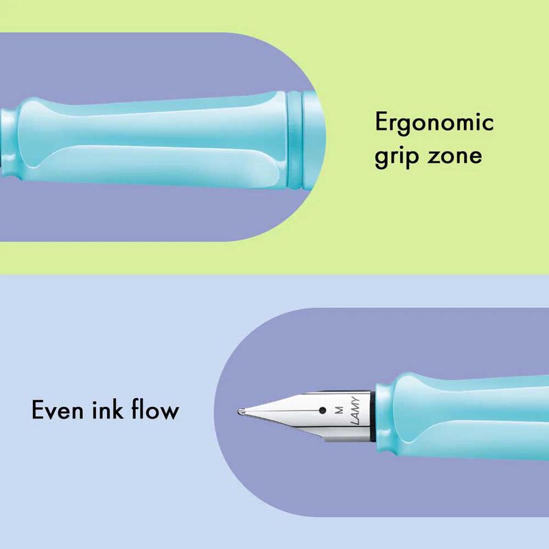 LAMY Safari Fountain Pen Aquamarine E/Fine (021) image number 1