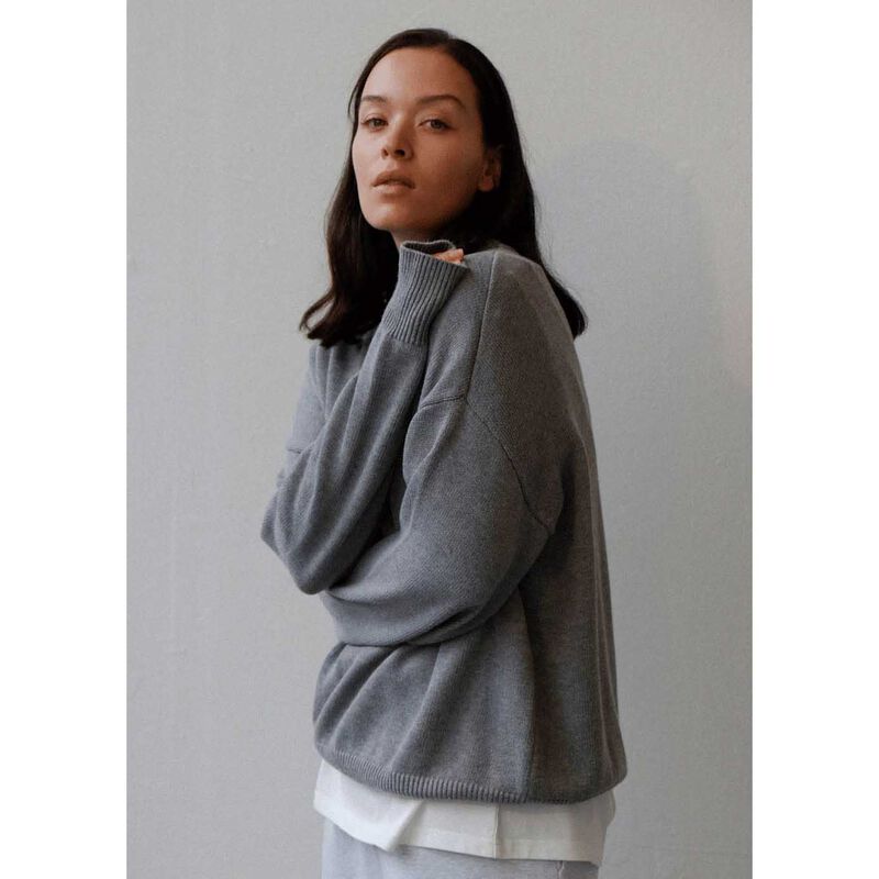 COMMONPLACE ESSENTIALS Knoll Knit Sweater image number 1
