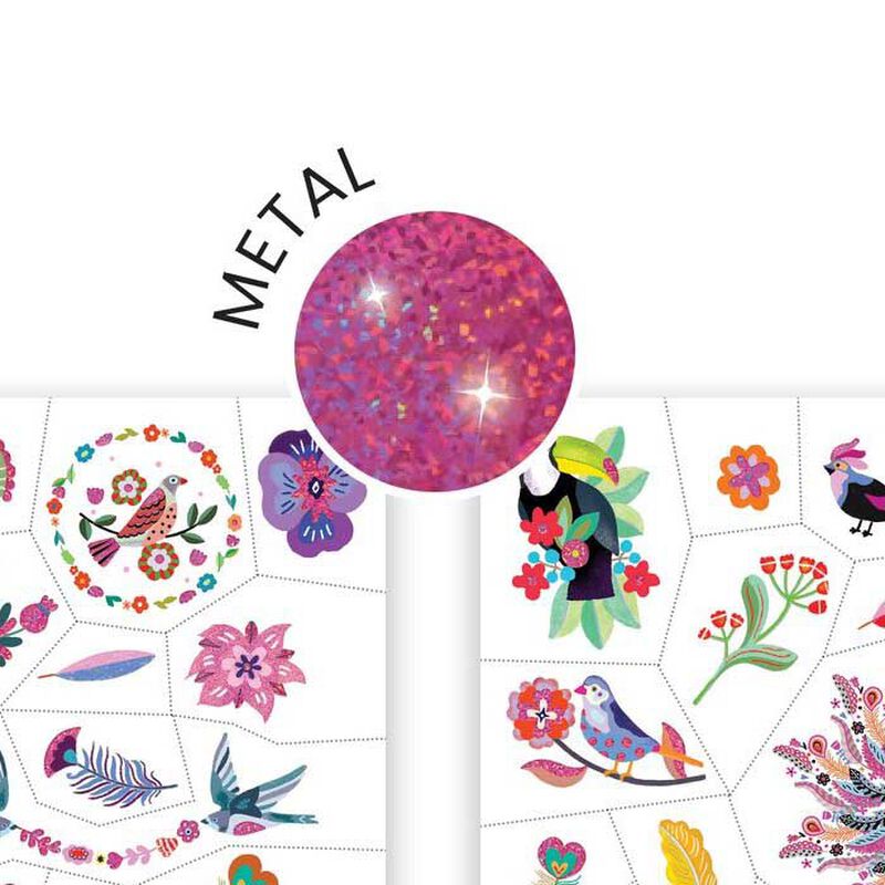 Djeco Tattoos - Bright Birds image number 2