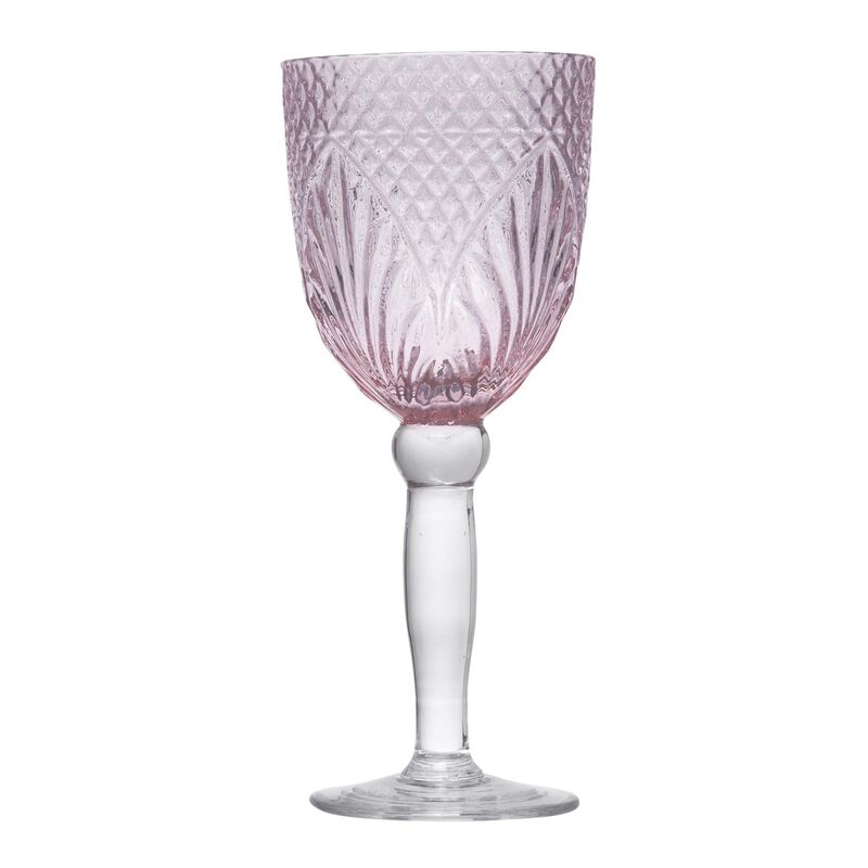 French Country Vintage Pink Goblet image number 0