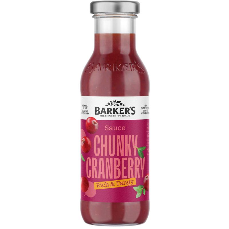 Barker's Chunky Cranberry Sauce 315g image number 0
