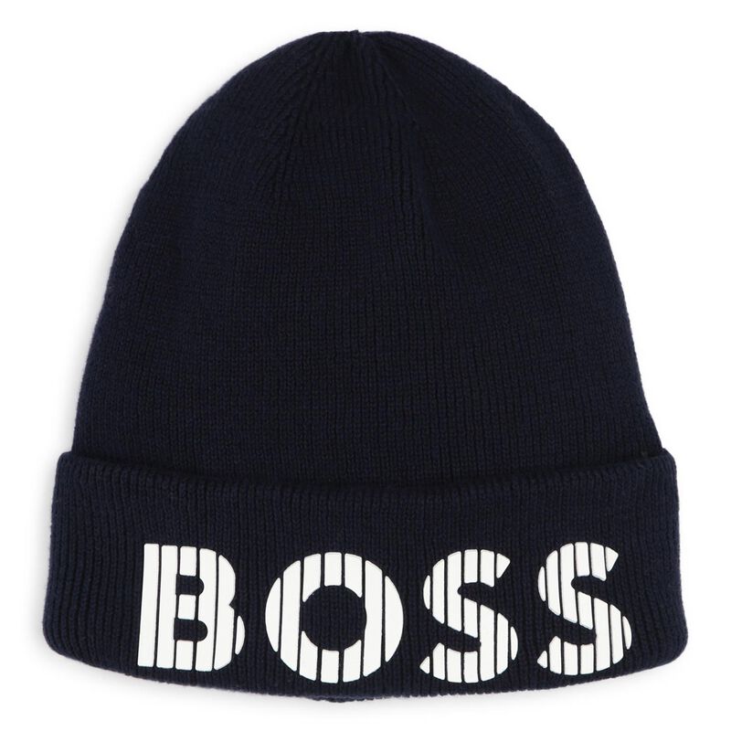 BOSS Logo Cuff Beanie T2 - T4 image number 0