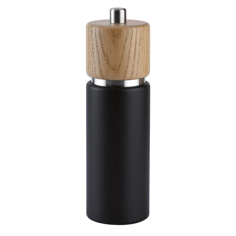 Zassenhaus Hannover Salt Mill Cast Iron Black/Oak 18cm image number 0