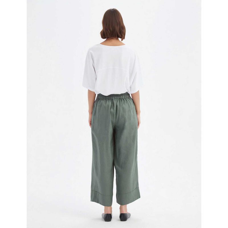 TIRELLI Wide Leg Linen Pant image number 12