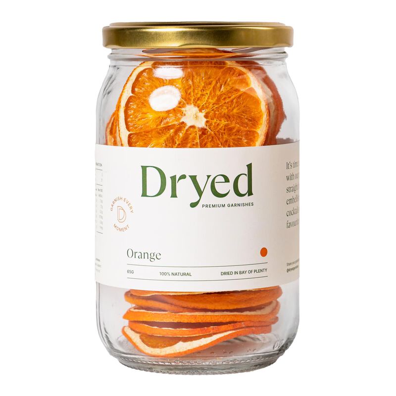 Dryed Premium Garnishes 65g Jar Orange image number 0