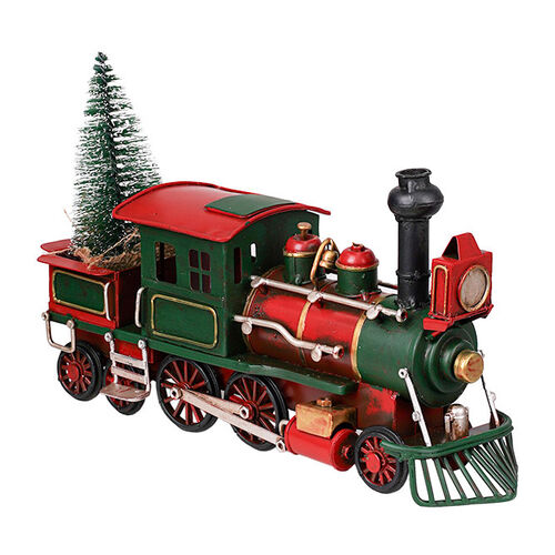 Flower Systems Vintage Christmas Steam Train 27.5cm