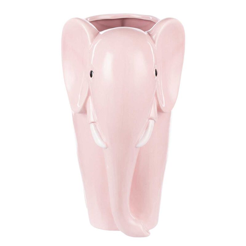 Emporium Brynlee Elephant Vase Tall - Pink image number 0