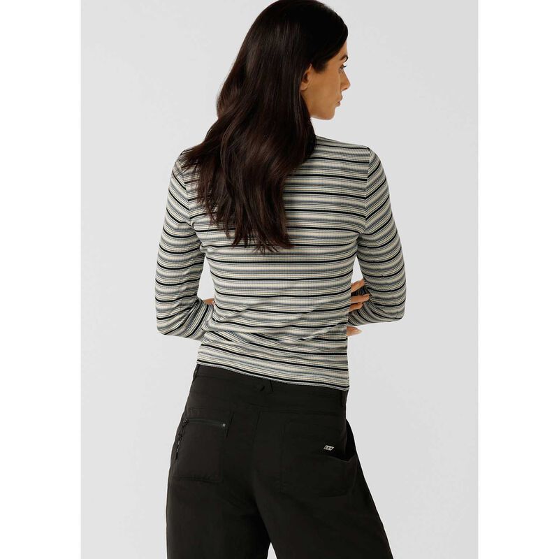 Lorna Jane Movement Stripe Rib Long Sleeve Top image number 1