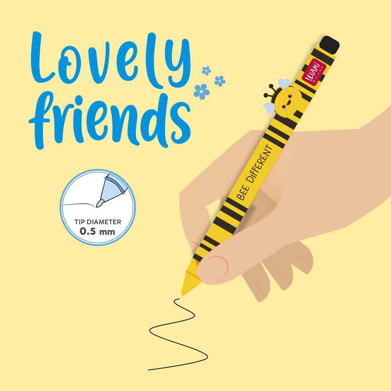 Legami Lovely Friends Gel Pen - Bee image number 2