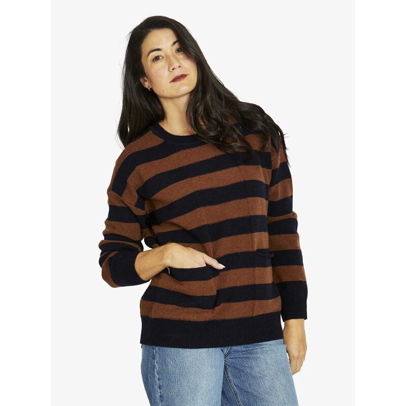 Jump 2 Pkt Stripe Pullover image number 1