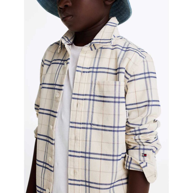 Tommy Hilfiger Mixed Check Regular Fit LS Shirt 8-16Y image number 2