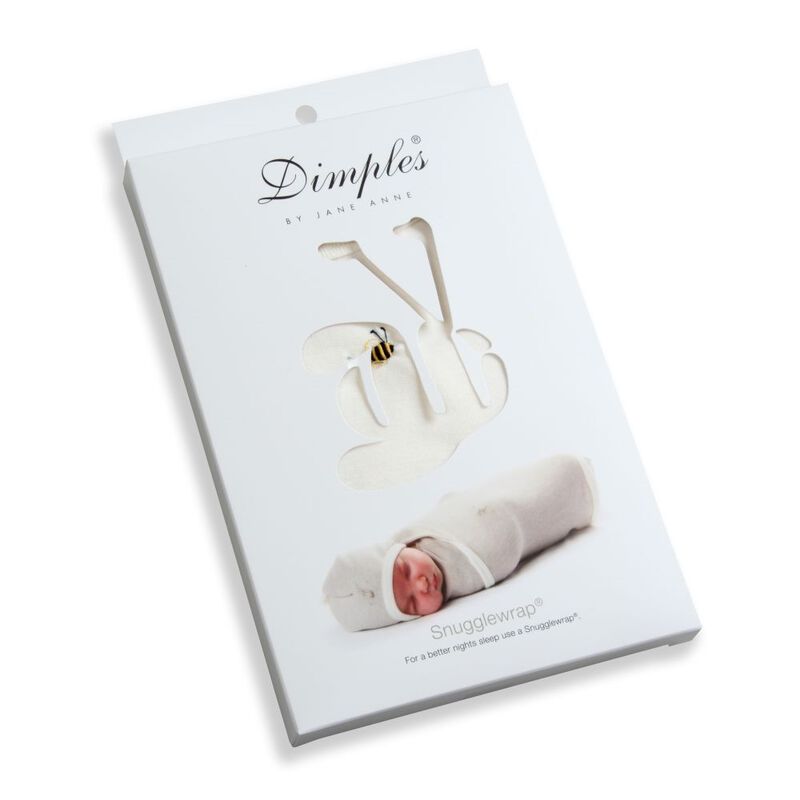 Dimples Merino Wool Snuggle Wrap - Classic Cream image number 1
