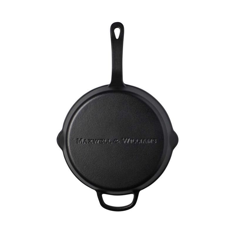 Maxwell & Williams Cast Iron Frypan Black 26cm Gift Boxed image number 1