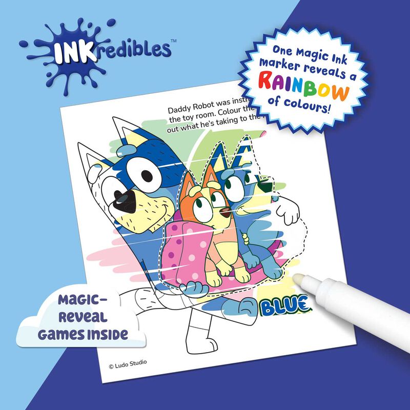 Hinkler Inkredibles Bluey Magic Ink Pictures image number 1