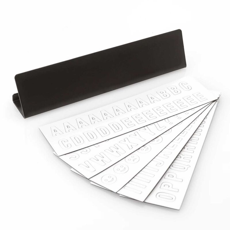 Mustard Moodboard Desk Plaque with Magnetic Letters image number 2