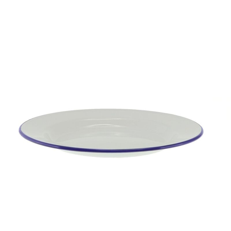 Falcon Blue Rim Dinner Plate - 26cm image number 0