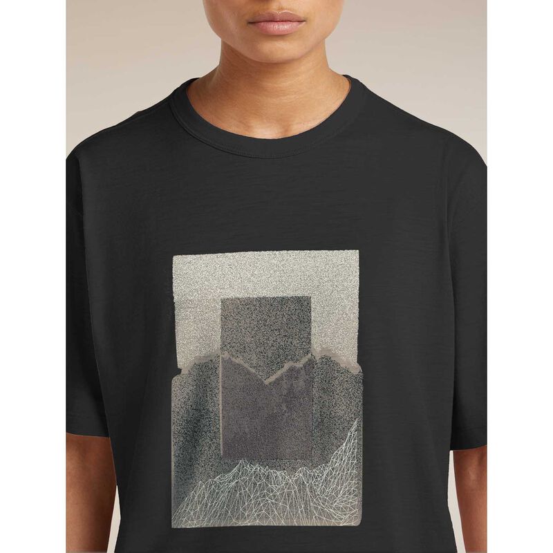 Icebreaker W Merino 150 Tech Lite SS Relaxed Tee Mountain Shift image number 2