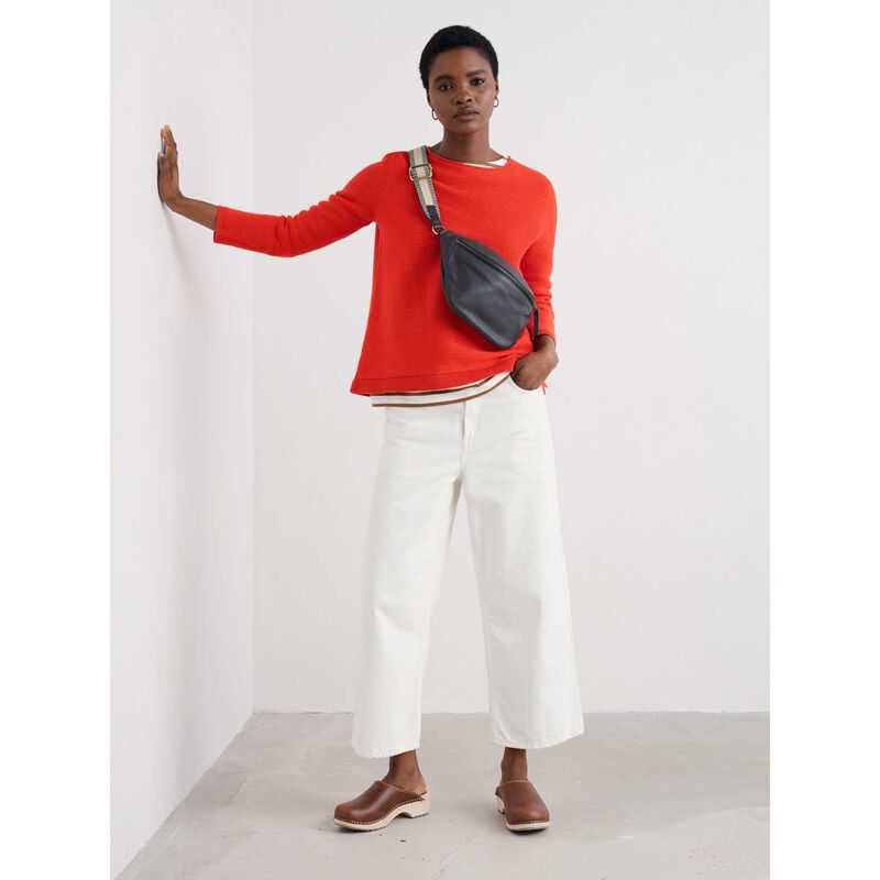 Seasalt Cornwall Makers Jumper Mandarin image number 2