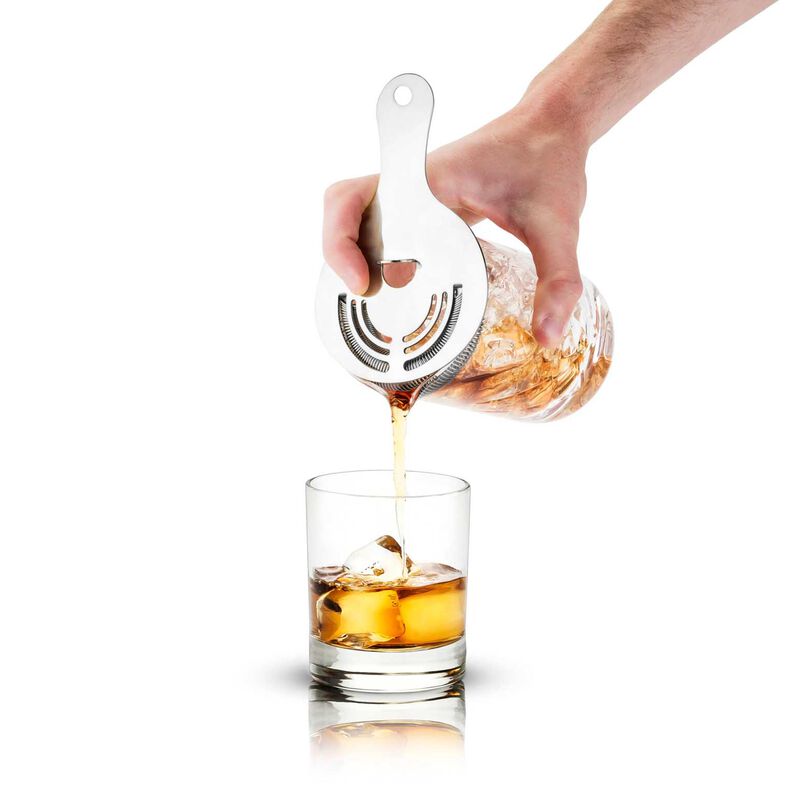 Viski Professional: Harrison Hawthorne Stainless Steel Strainer image number 2