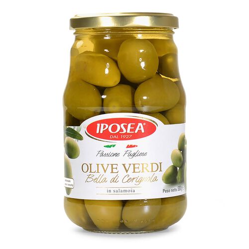 Iposea Olives Green Bella Cerignola 530g