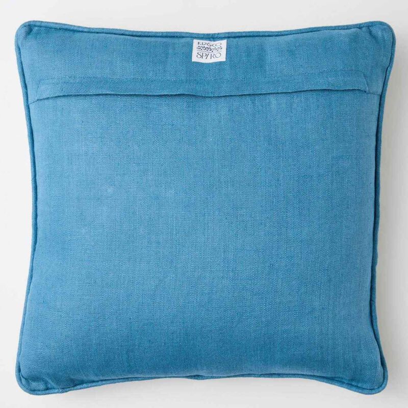 Kip&Co X Anna Spiro Indian Summer White Embroidered Cushion image number 2