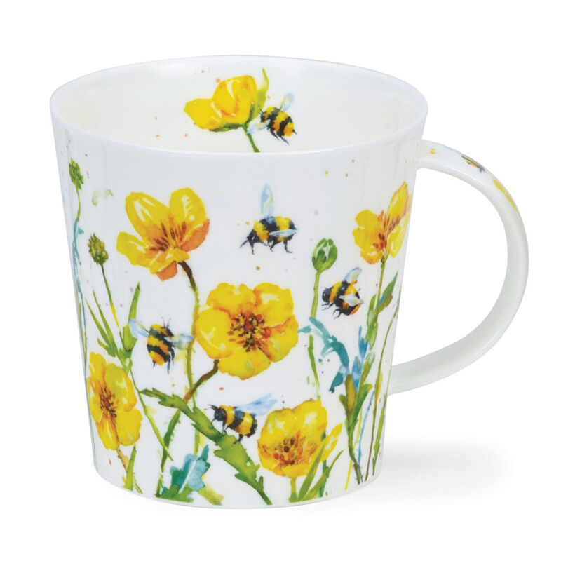 Dunoon Cairngorm Busy Bees Buttercup Mug image number 0