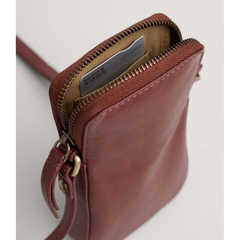 Seasalt Cornwall Kenwyn Phone Wallet Burnt Umber image number 1