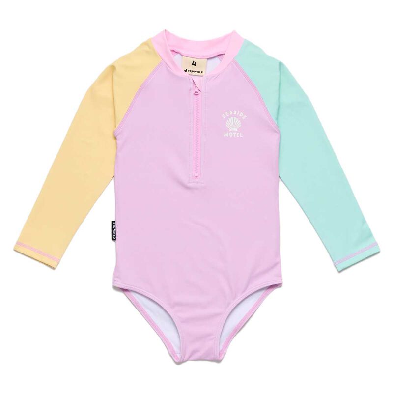 Crywolf Long Sleeve Swimsuit  3-7Y image number 0