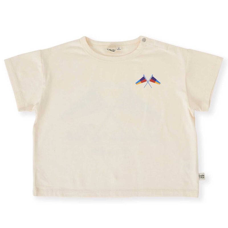 Goldie + Ace Nautical Flag Oversized T-Shirt 6M-2Y image number 0