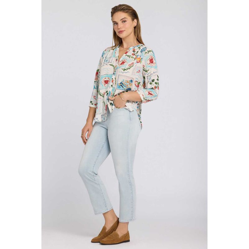 NYDJ Pintuck Blouse image number 5