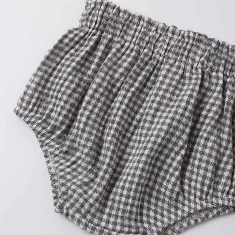 Quincy Mae Mia Top + Bloomer Set Gingham image number 2
