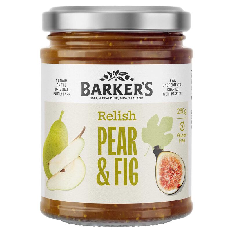 Barker’s Pear & Fig Relish 250g image number 0