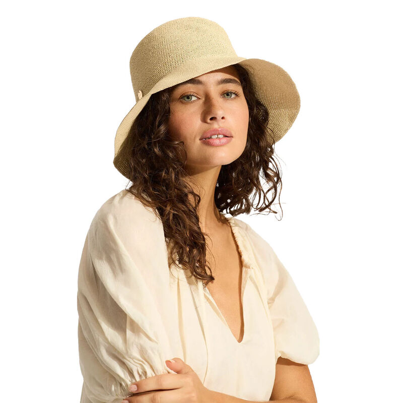 Seafolly Packable Raffia Bucket Hat image number 0