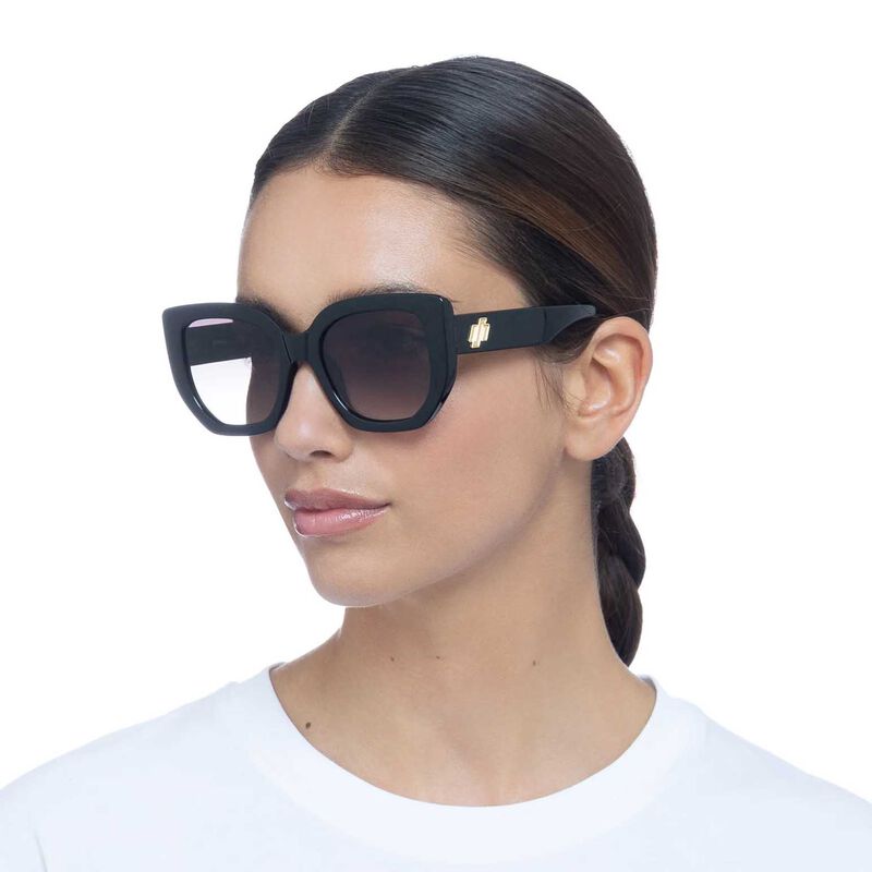 Le Specs Euphoria Black Sunglasses image number 1