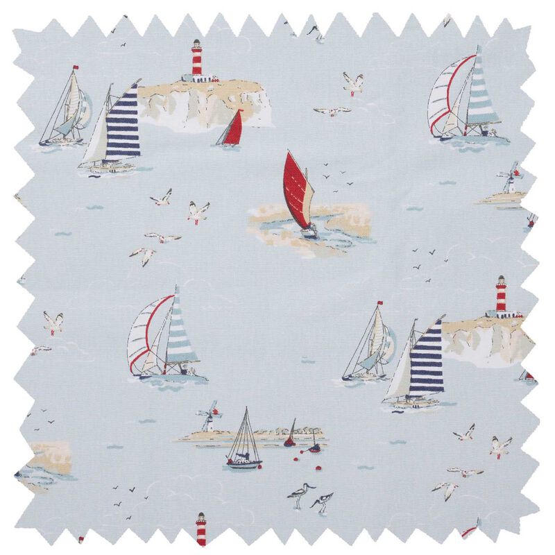 Sophie Allport Tote Bag Cotton Coastal Boats image number 1