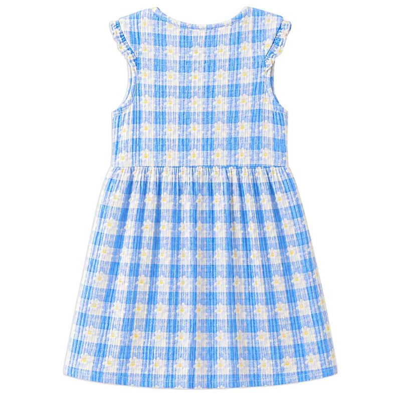 Milky Daisy Check Dress 2-7Y image number 1