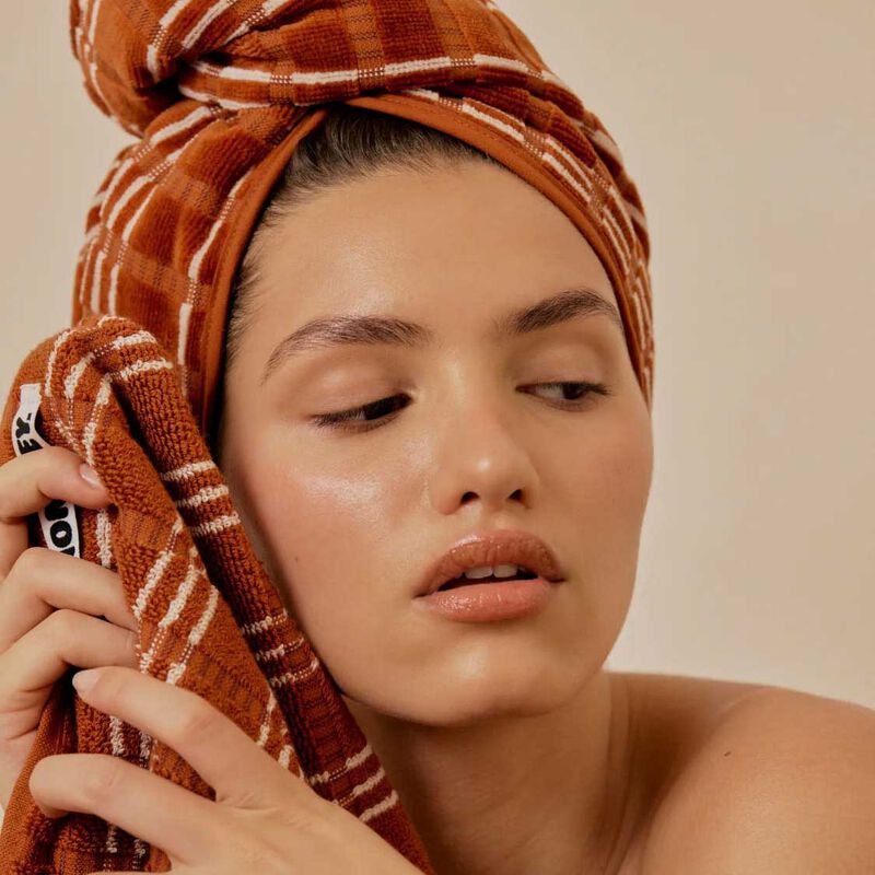 HOMMEY. Hair Wrap - Terracotta image number 3